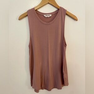 Double Zero Women's Mauve Muscle Tee
